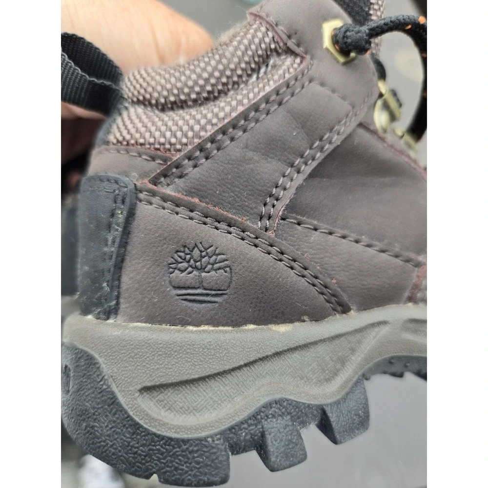 Timberland Toddler‎ Dark Brown Leather Keele Ridge Mid Hiker Boot US 7.5
